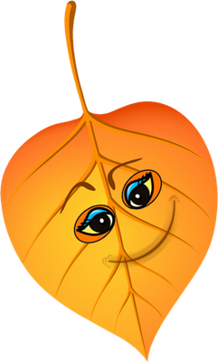feuille - nature - environnement - smiley émoticône émoji cartoon clipart illustration - artémotic
