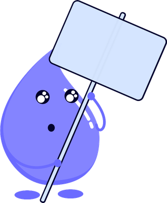 goutte d'eau - nature - environnement - smiley émoticône émoji cartoon clipart illustration - artémotic