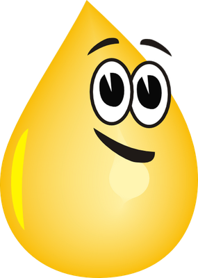 goutte d'eau - nature - environnement - smiley émoticône émoji cartoon clipart illustration - artémotic