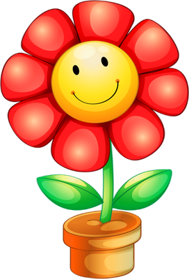 fleur - nature - environnement - smiley émoticône émoji cartoon clipart illustration - artémotic