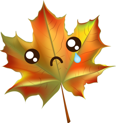 feuille - nature - environnement - smiley émoticône émoji cartoon clipart illustration - artémotic