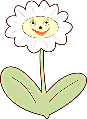 fleur - nature - environnement - smiley émoticône émoji cartoon clipart illustration - artémotic
