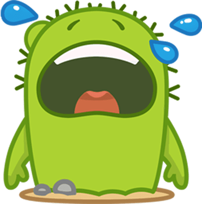 cactus - nature - environnement - smiley émoticône émoji cartoon clipart illustration - artémotic