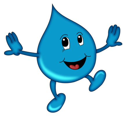 goutte d'eau - nature - environnement - smiley émoticône émoji cartoon clipart illustration - artémotic
