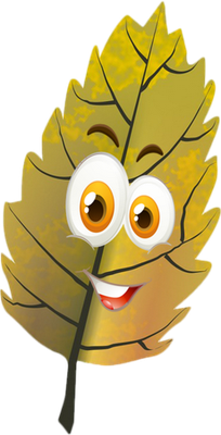 feuille - nature - environnement - smiley émoticône émoji cartoon clipart illustration - artémotic