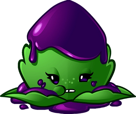 menthe [Plants vs Zombies] - nature - environnement - smiley émoticône émoji cartoon clipart illustration - artémotic