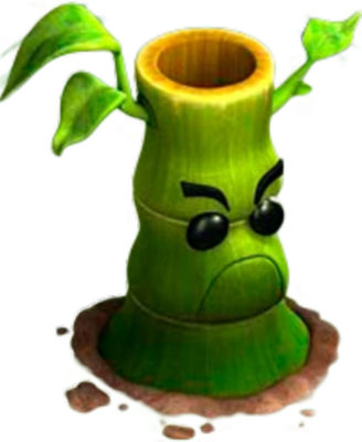 bambou [Plants vs Zombies] - nature - environnement - smiley émoticône émoji cartoon clipart illustration - artémotic
