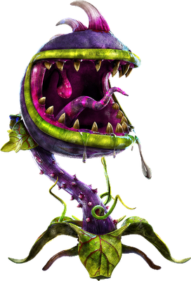 Chomper [Plants vs Zombies] - nature - environnement - smiley émoticône émoji cartoon clipart illustration - artémotic