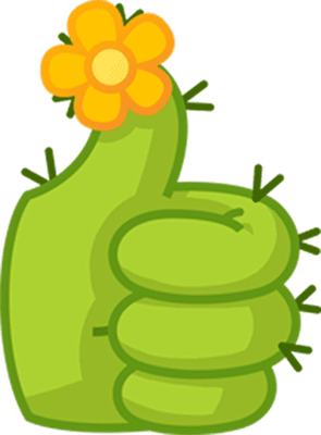 cactus - nature - environnement - smiley émoticône émoji cartoon clipart illustration - artémotic