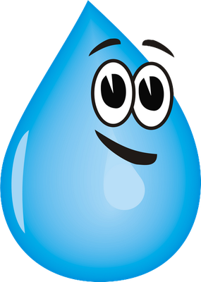 goutte d'eau - nature - environnement - smiley émoticône émoji cartoon clipart illustration - artémotic