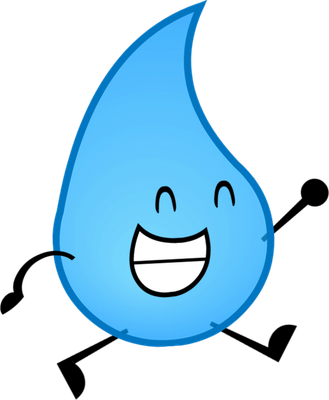 goutte d'eau - nature - environnement - smiley émoticône émoji cartoon clipart illustration - artémotic