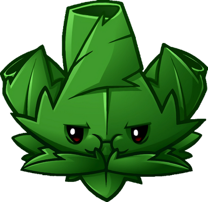 menthe [Plants vs Zombies] - nature - environnement - smiley émoticône émoji cartoon clipart illustration - artémotic