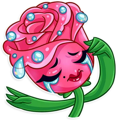 tulipe - nature - environnement - smiley émoticône émoji cartoon clipart illustration - artémotic