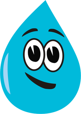 goutte d'eau - nature - environnement - smiley émoticône émoji cartoon clipart illustration - artémotic