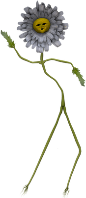 fleur - nature - environnement - smiley émoticône émoji cartoon clipart illustration - artémotic