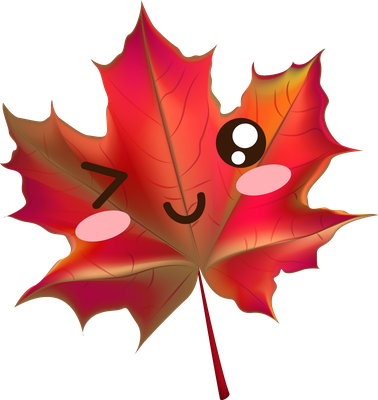 feuille - nature - environnement - smiley émoticône émoji cartoon clipart illustration - artémotic