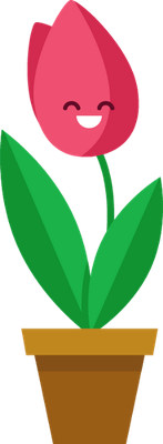 fleur - nature - environnement - smiley émoticône émoji cartoon clipart illustration - artémotic