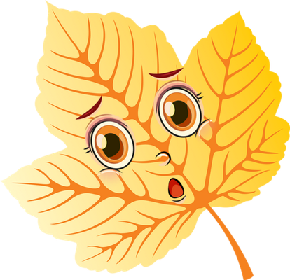 feuille - nature - environnement - smiley émoticône émoji cartoon clipart illustration - artémotic