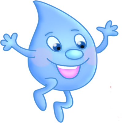 goutte d'eau - nature - environnement - smiley émoticône émoji cartoon clipart illustration - artémotic