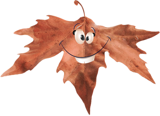 feuille - nature - environnement - smiley émoticône émoji cartoon clipart illustration - artémotic