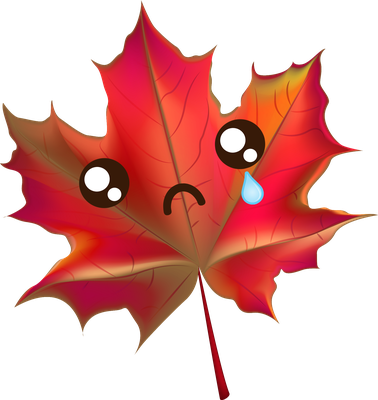 feuille - nature - environnement - smiley émoticône émoji cartoon clipart illustration - artémotic