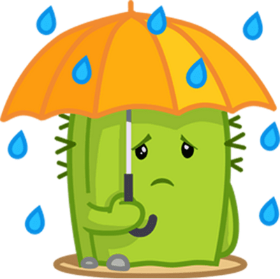 cactus - nature - environnement - smiley émoticône émoji cartoon clipart illustration - artémotic