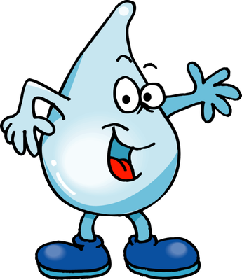 goutte d'eau - nature - environnement - smiley émoticône émoji cartoon clipart illustration - artémotic