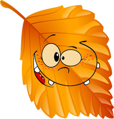 feuille - nature - environnement - smiley émoticône émoji cartoon clipart illustration - artémotic