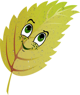 feuille - nature - environnement - smiley émoticône émoji cartoon clipart illustration - artémotic