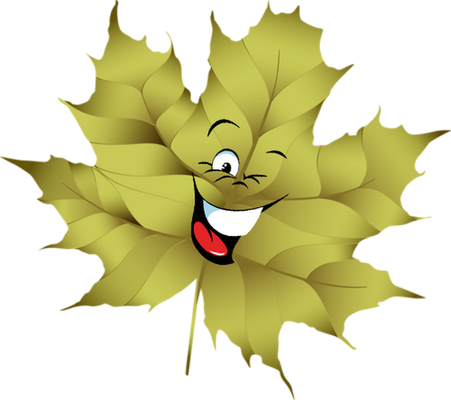 feuille - nature - environnement - smiley émoticône émoji cartoon clipart illustration - artémotic