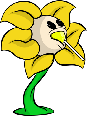 fleur - nature - environnement - smiley émoticône émoji cartoon clipart illustration - artémotic