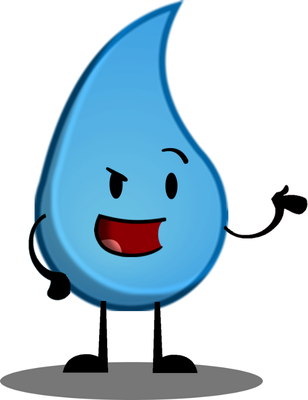 goutte d'eau - nature - environnement - smiley émoticône émoji cartoon clipart illustration - artémotic