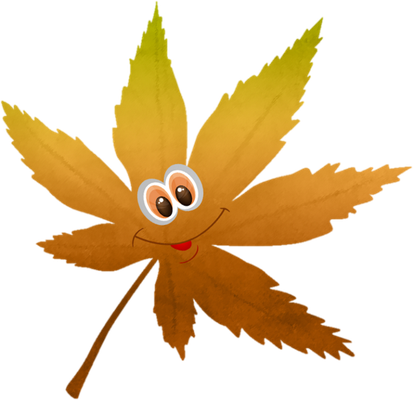 feuille - nature - environnement - smiley émoticône émoji cartoon clipart illustration - artémotic