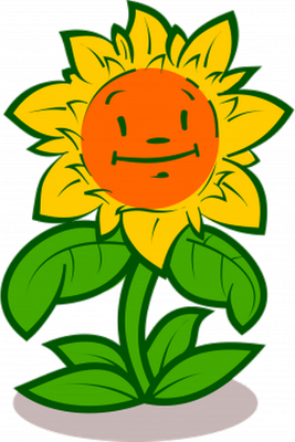 fleur - nature - environnement - smiley émoticône émoji cartoon clipart illustration - artémotic