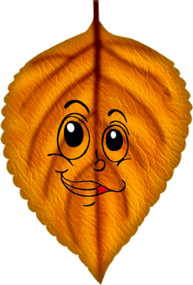 feuille - nature - environnement - smiley émoticône émoji cartoon clipart illustration - artémotic