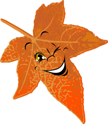 feuille - nature - environnement - smiley émoticône émoji cartoon clipart illustration - artémotic