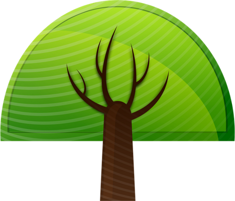 arbre - nature - environnement - smiley émoticône émoji cartoon clipart illustration - artémotic