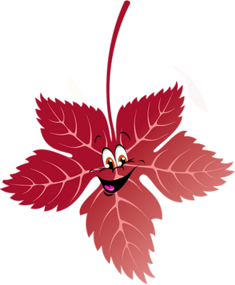 feuille - nature - environnement - smiley émoticône émoji cartoon clipart illustration - artémotic