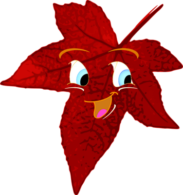feuille - nature - environnement - smiley émoticône émoji cartoon clipart illustration - artémotic