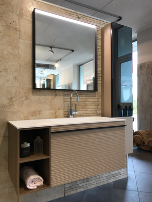 PUNTOTRE Mobile Reverso Cm.105x51 H.48 Laccato Beige Terra 