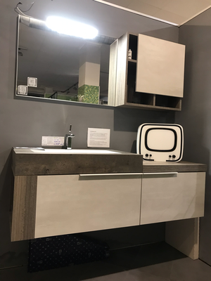 PUNTOTRE Mobile Sistema Maniglia Cm.143x51 H.48 Laminato Ares Gadira 