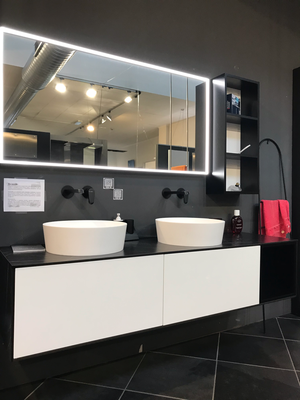 PUNTOTRE Mobile Le Cornici Cm.175x51 H.36 Laccato Bianco