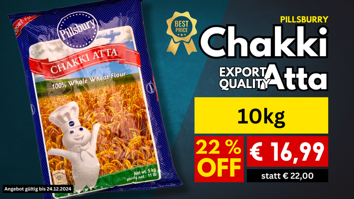 Pillsburry Chakki Atta Mehl für Chapattis