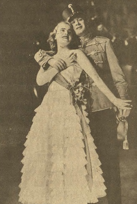 Tola Mankiewiczówna  Kazimierz Dembowski w operetce Czar Walca ( T.Nowości Warszawa1932)