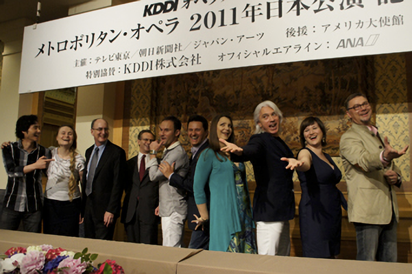 June 6, 2011 (MET Japan Tour _ press conference ) : photo by Japan Arts