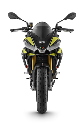 Aprilia Tuono 660 Factory in Shakedown Yellow, Frontansicht