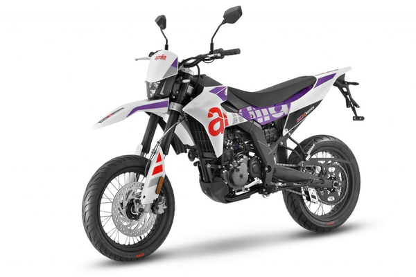 Aprilia SX 125 - Cubozoa White - Ansicht vorne links