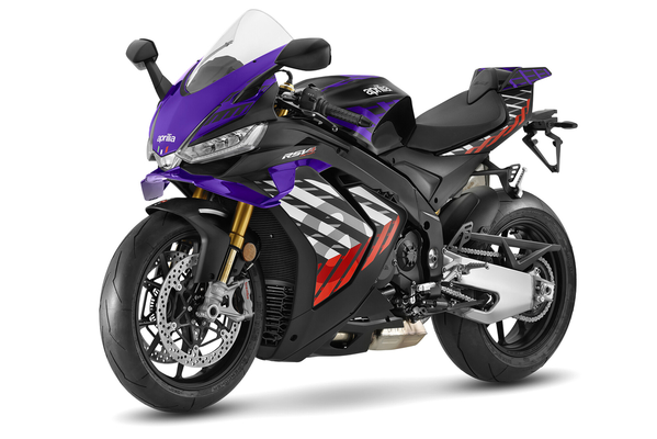 Aprilia RSV4 Factory - Shakedown Indigo - Ansicht vorne links