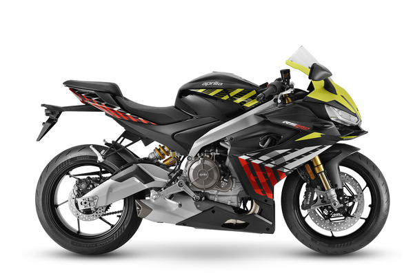 Aprilia 660 Factory in Shakedown Yellow, Ansicht rechts