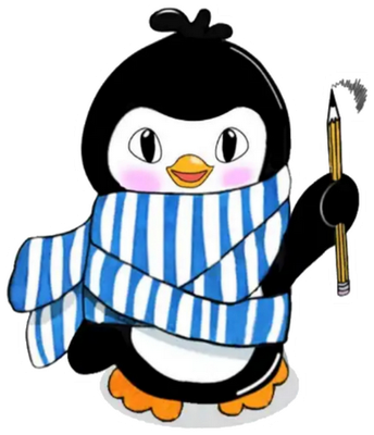 manchot - oiseau - animaux - smiley émoticône émoji cartoon clipart illustration - artémotic
